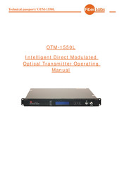 FiberLabs OTM-1550L Operating Manual