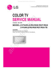 LG 21FX4RLQ Service Manual