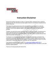 Dennis Kirk GoPRO HERO3+ Quick Start Manual