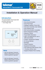 Tekmar tekmarNet 2 528 Installation & Operation Manual