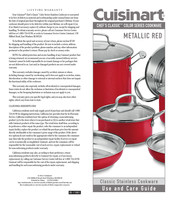 Cuisinart CHEF'S CLASSIC COLOR Series Use And Care Manual