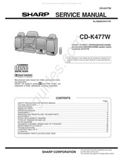 Sharp CD-K477W Service Manual