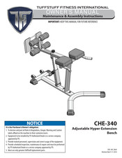 TuffStuff CHE-340 Owner's Manual