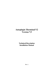 Autoplugin Therminal V2 Installation Manual