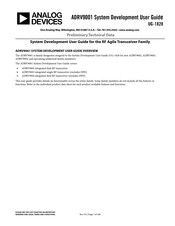 Analog Devices ADRV9002 User Manual