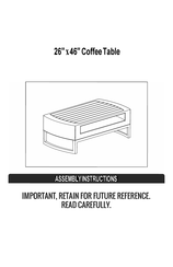 rst brands OP-PECT2646-MIL Assembly Instructions Manual