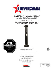 Omcan 43124 Instruction Manual