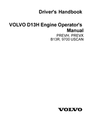 Volvo D13H Driver's Handbook Manual