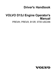 Volvo D13J Driver's Handbook Manual