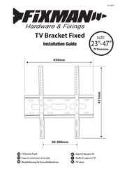 Fixman 211834 Installation Manual