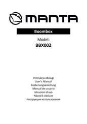 Manta BBX002 User Manual