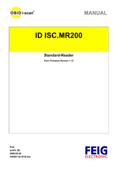 Feig Electronic IBID i-scan ID ISC.MR200 Manual