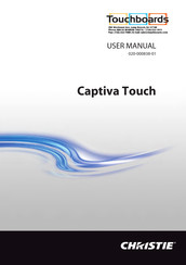 Christie Captiva Touch User Manual