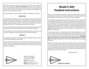 Sigtronics S-40H Instructions