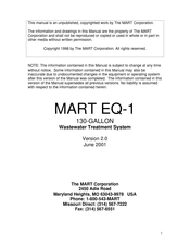 Mart EQ-1 Manual