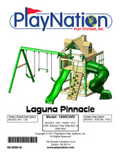 PlayNation Play Systems Laguna Pinnacle 1500CWD Assembly Instructions Manual