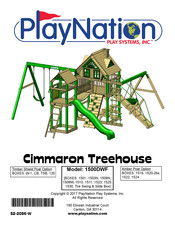 Playnation Play Systems Cimmaron Treehouse 1500DWF Assembly Instructions Manual