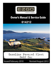 Textron EZGO TXT FLEET 2010 Owner's Manual & Service Manual
