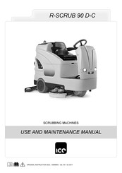 Ice R SCRUB 90D Use And Maintenance Manual