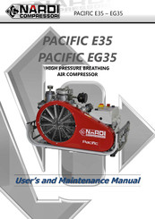 NARDI COMPRESSORI PACIFIC E35 User And Maintenance Manual