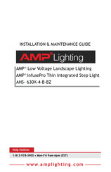 Amp Lighting InfusePro AHS- 630X-4-B-BZ Installation & Maintenance Manual