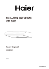 Haier HFH60RSX1 Installation Instructions Manual