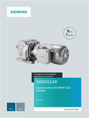 Siemens Simogear BA 2331 Translation Of The Original Operating Instructions