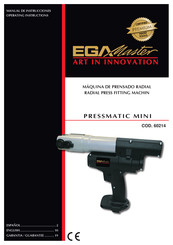 EGAmaster PRESSMATIC MINI Operating Instructions Manual