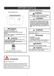 ENJOY HF42704AA Owner's Manual