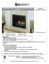 Regency Fireplace Products Regency Horizon HRI3E Owners & Installation Manual