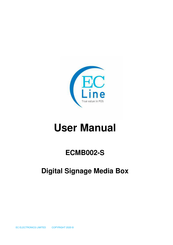 EC Line ECMB002-S User Manual