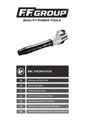 F.F. Group 42 404 Original Instructions Manual