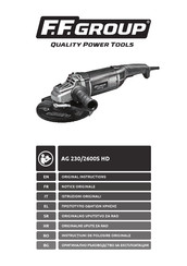 F.F. Group AG 230/2600S HD Original Instructions Manual