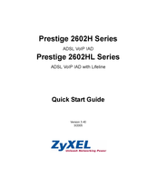ZyXEL Communications Prestige 2602HL Series Quick Start Manual