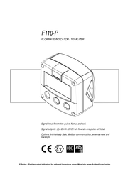 Fluidwell F110-P Manual