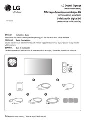 LG 55TC3CG Installation Manual