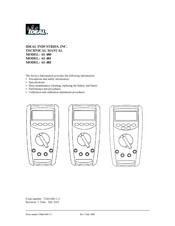 Ideal 61-480 Technical Manual