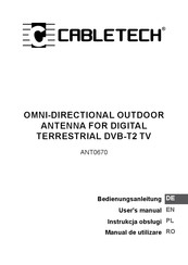 Cabletech ANT0670 User Manual
