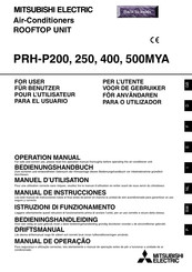 Mitsubishi Electric PRH-P200 Operation Manual