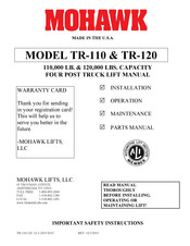 Mohawk TR-110 Manual