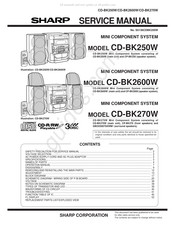 Sharp CP-BK270 Service Manual