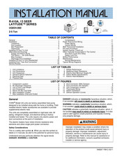 York Latitude UQ024-060 Installation Manual