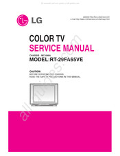 LG RT-29FA65VE Service Manual