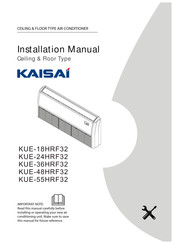 Kaisai KUE-18HRF32 Installation Manual