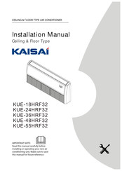 Kaisai KUE-55HRF32 Installation Manual