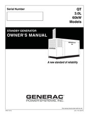 Generac Power Systems QT06030KVAN Owner's Manual