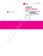 LG CT-51F82 Service Manual