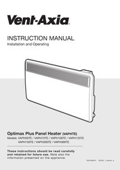 Vent-Axia Optimax Plus VAPH200TE Instruction Manual