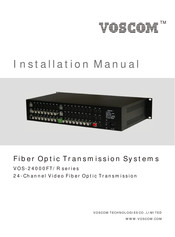 Voscom VOS-24000FR Series Installation Manual
