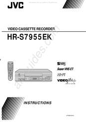 JVC HR-S7955EK Instructions Manual